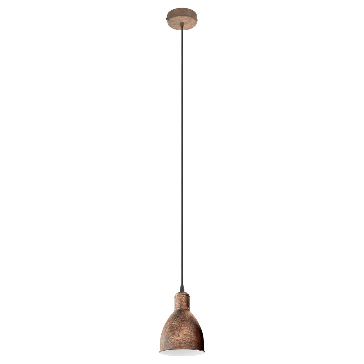 Priddy Single Pendant Light in Antique Copper