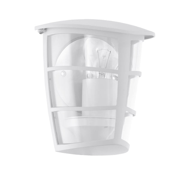 Aloria White IP44 Exterior Cast Aluminium Wall Light