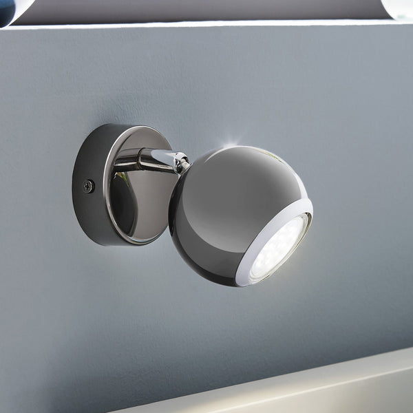 Bimeda LED Single Ball Spotlight in Nickel