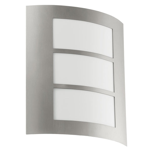 City Outdoor IP44 Stainless Steel Wall Light