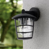 Aloria Black IP44 Exterior Cast Aluminium Down Wall Light