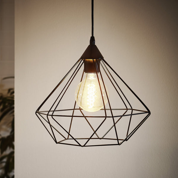 Tarbes Black Cage Pendant Light