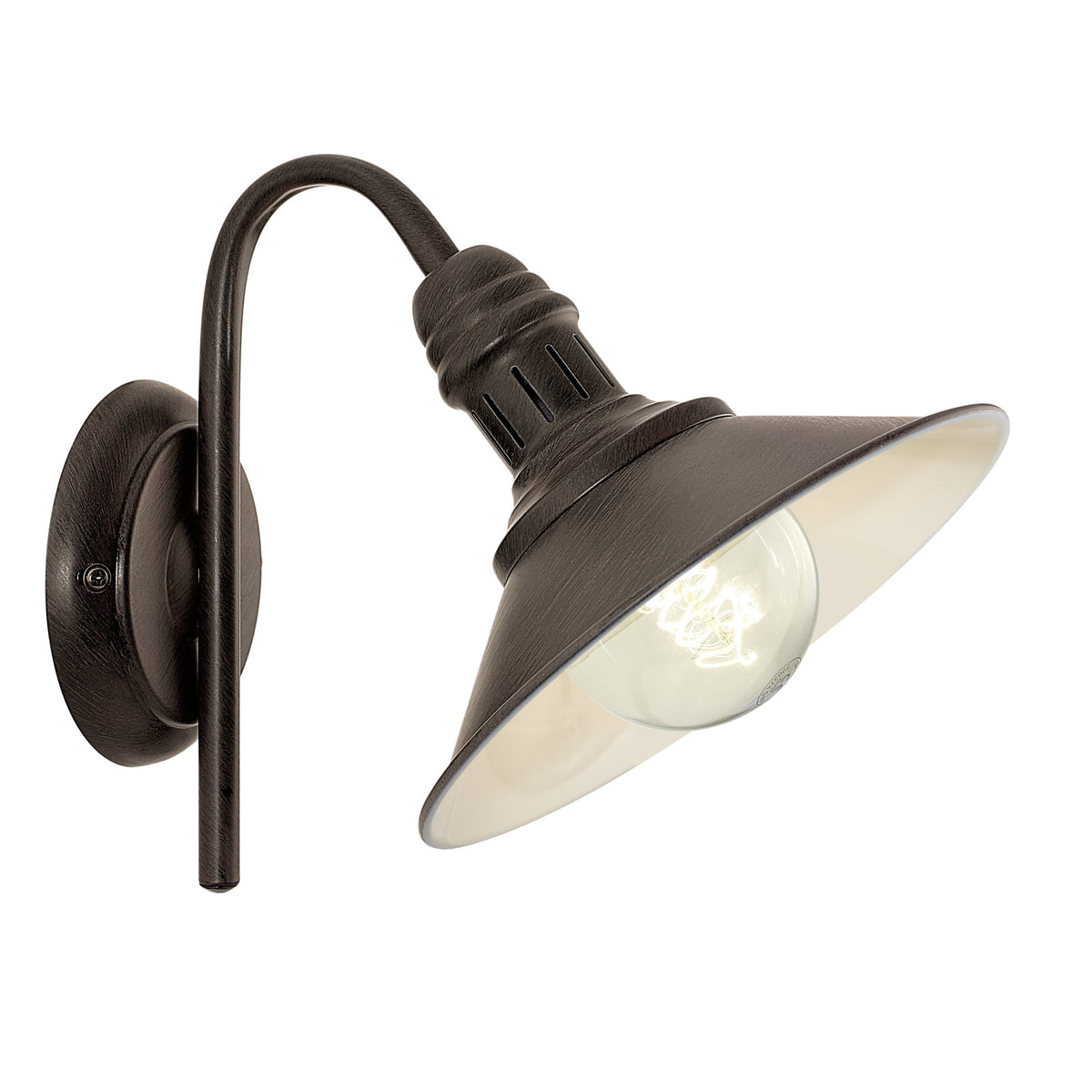 Stockbury Wall Light in Antique Brown