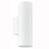 Riga IP44 Exterior Up and Down Wall Light in White