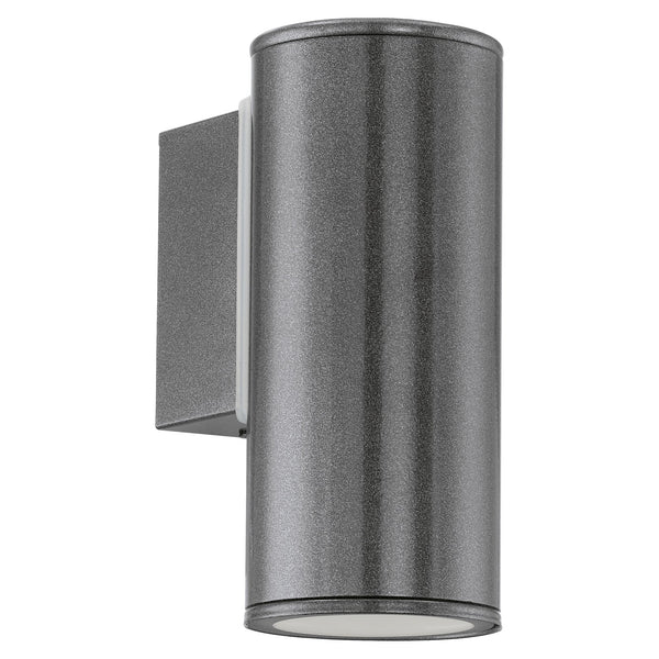 Riga IP44 Exterior Down Wall Light in Anthracite