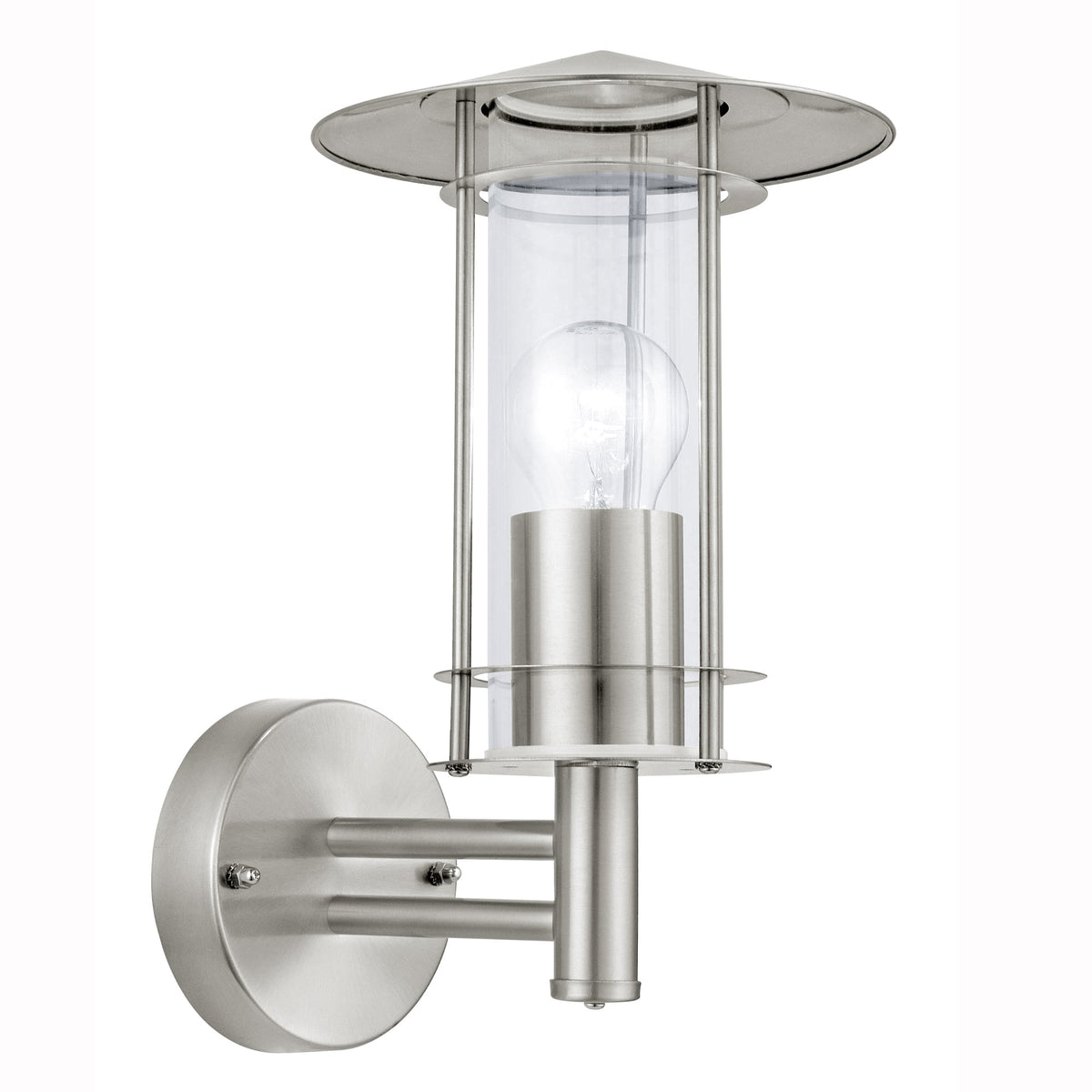 Lisio Outdoor IP44 Stainless Steel Wall Light