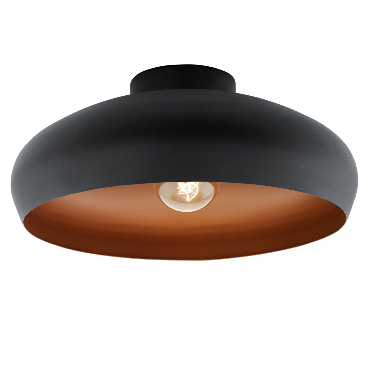 Mogano 400 Ceiling Light in Black and Copper