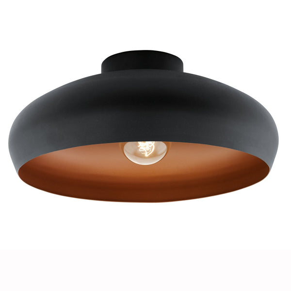Mogano 400 Ceiling Light in Black and Copper