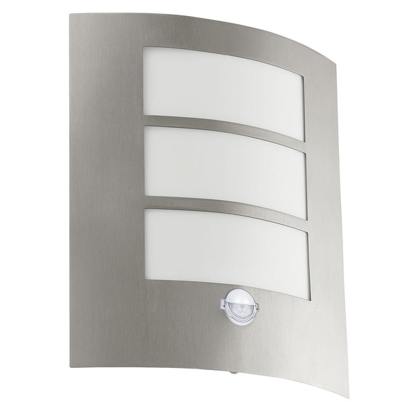 City PIR Outdoor IP44 Stainless Steel Wall Light