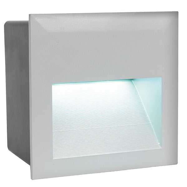 Zimba Exterior LED IP65 Square Recessed  Wall Light