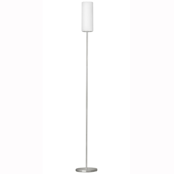 Troy 3 White Satinated Glass Floor Light
