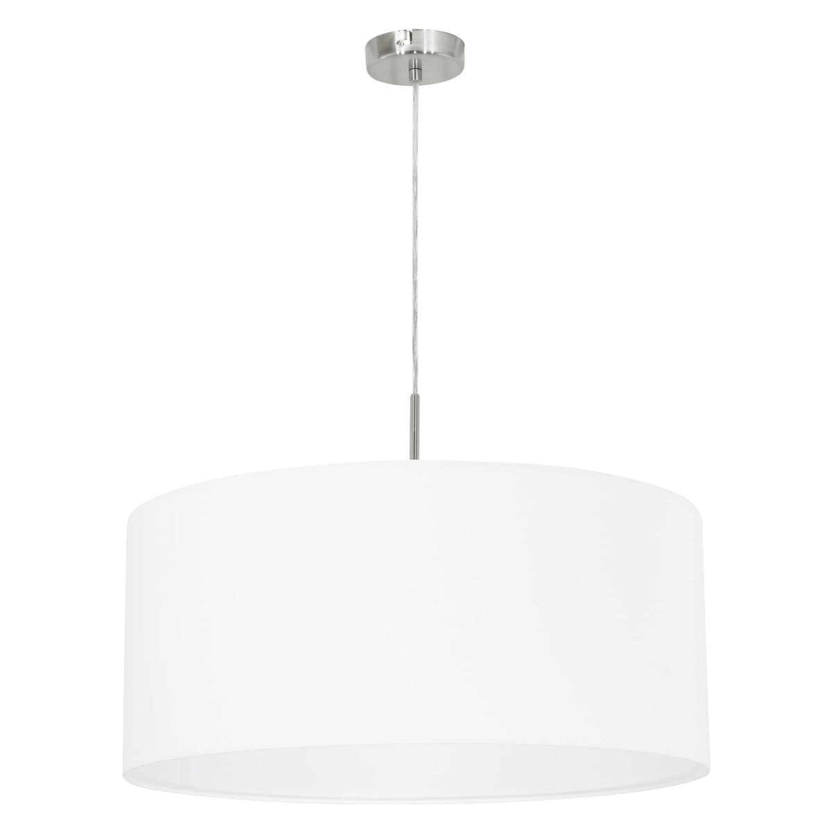 Pasteri Large White Fabric Pendant Light