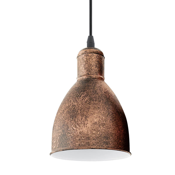 Priddy Single Pendant Light in Antique Copper
