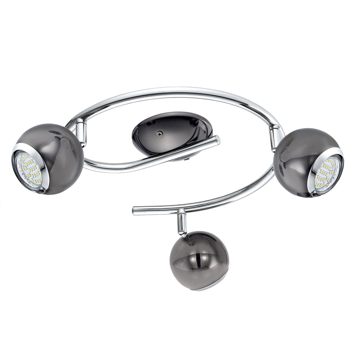 Bimeda LED Triple Ball Spotlight in Nickel