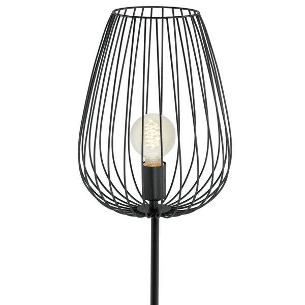 Newtown Cage Floor Lamp in Black