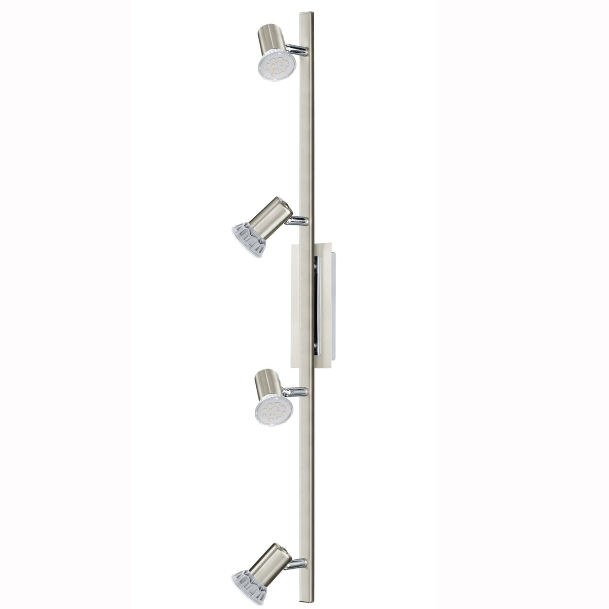 Rottelo LED Four Bar Spotlight in Nickel and Chrome