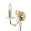 Aegean Single Arm Polished Brass Wall Light