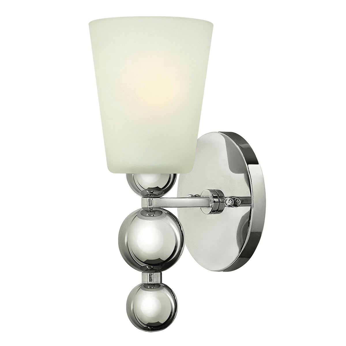 Zelda Wall Light in Polished Nickel