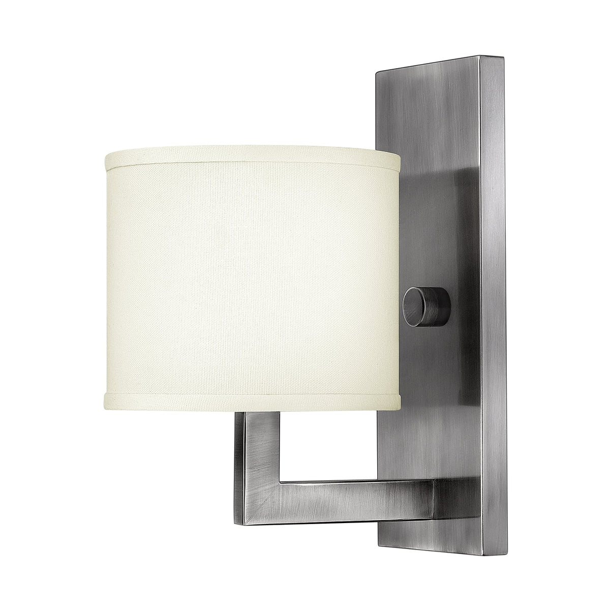 Hampton 1 Light Wall Light in Antique Nickel