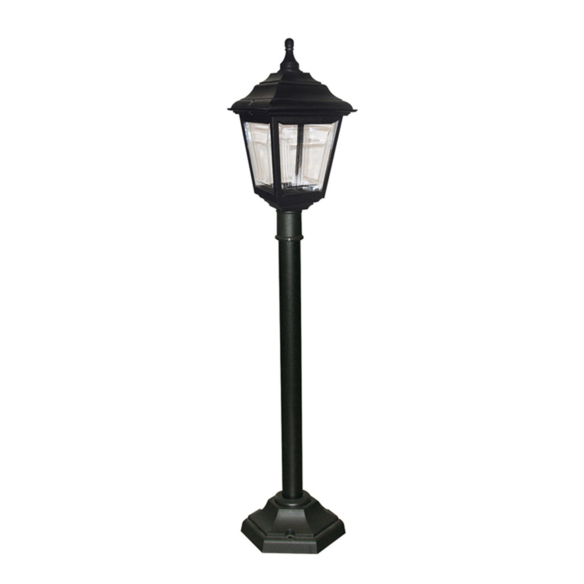 Elstead Lighting Kerry 4 Sided Coastal Pillar Light in Black | Dusk ...