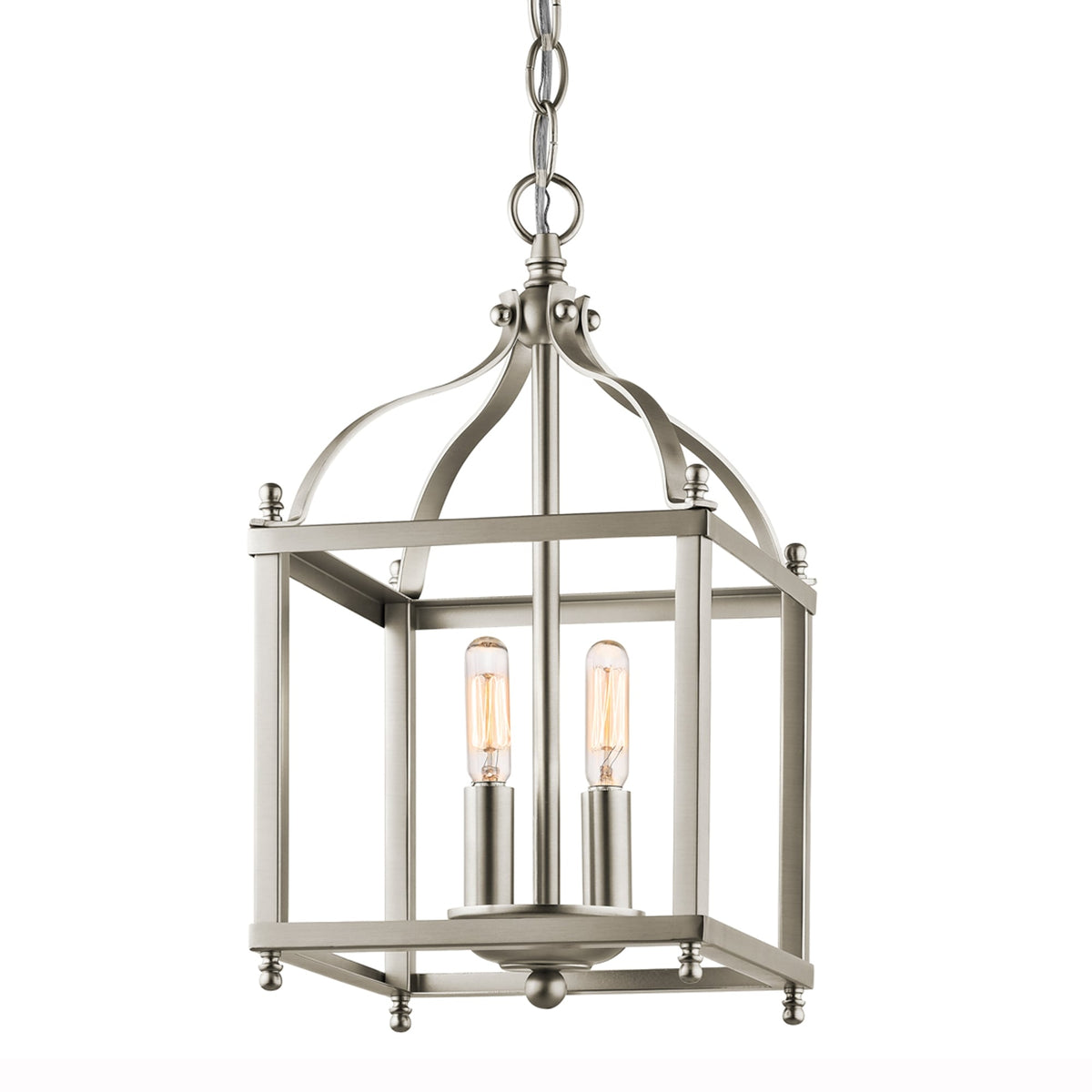 Larkin Small Pendant in Brushed Nickel