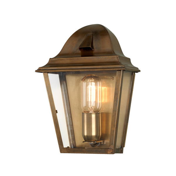 St James Solid Brass Outdoor Wall Lantern