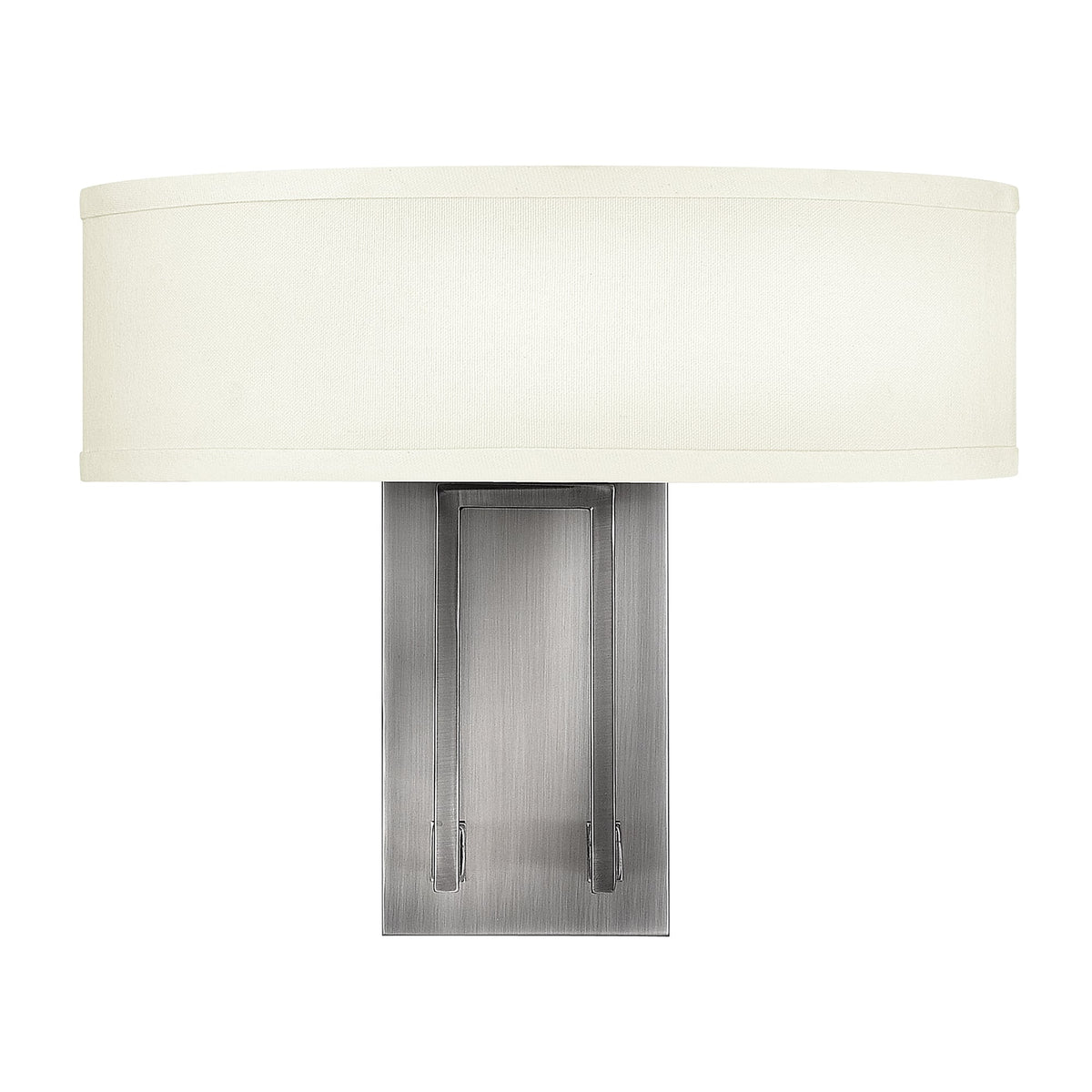 Hampton 2 Light Wall Light in Antique Nickel