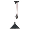 Provence Old Bronze Rise and Fall Pendant Light