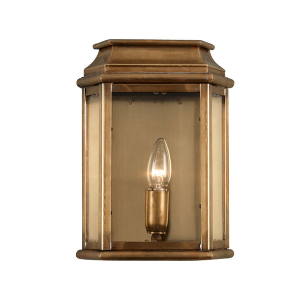 St Martins Solid Brass Outdoor Wall Lantern