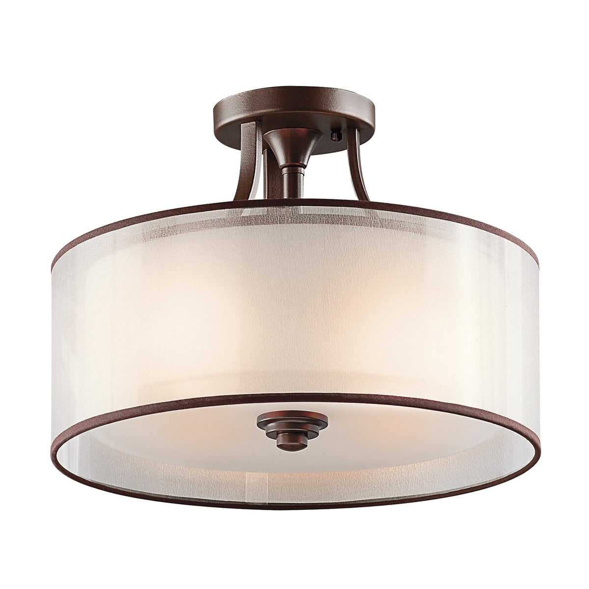 Lacey Small Semi Flush Celing Light