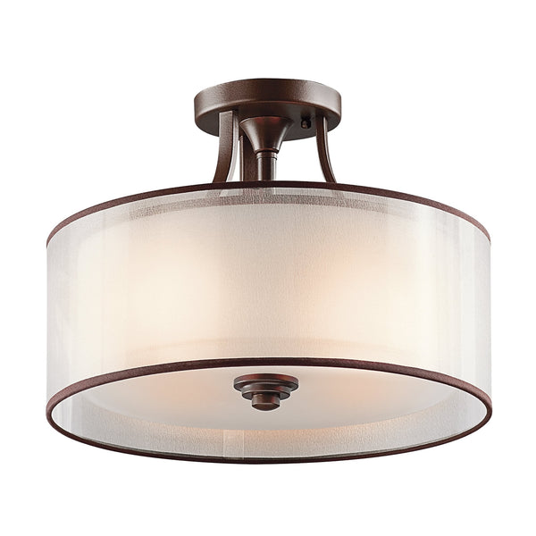Lacey Small Semi Flush Celing Light