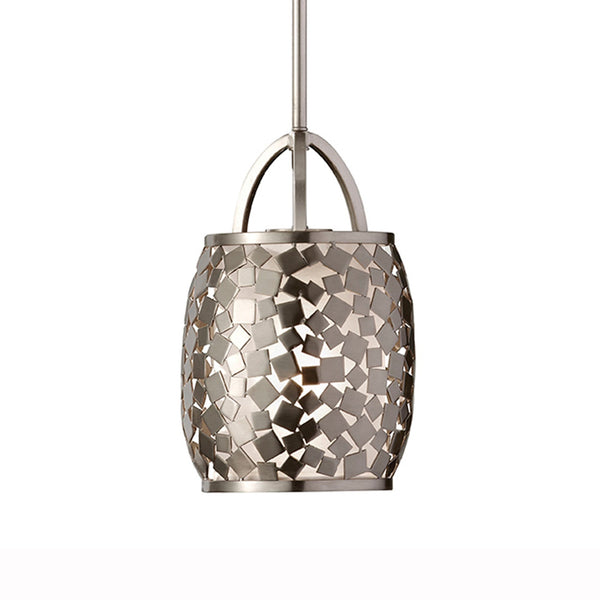Zara Pendant Light in Brushed Steel