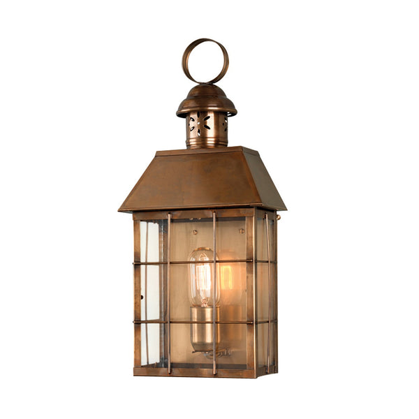Hyde Park Solid Brass Outdoor Wall Lantern