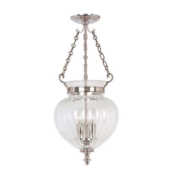 Finsbury Park Polished Nickel Medium Ceiling Lantern