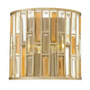 Gemma Small Wall Light in Silver Leaf