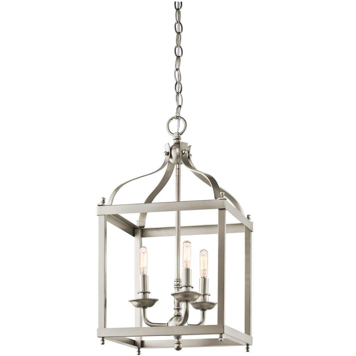 Larkin Medium Pendant in Brushed Nickel