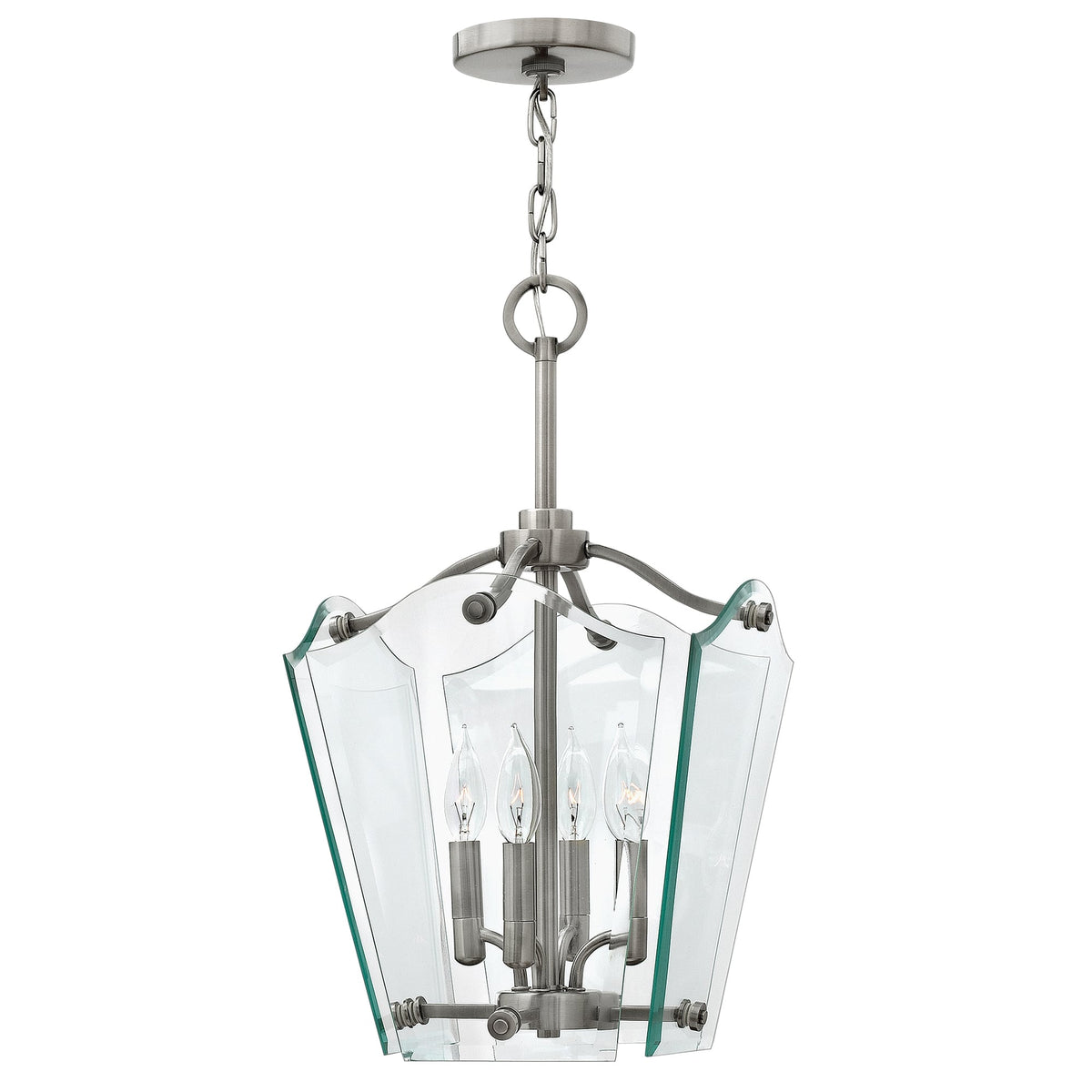 Wingate Bevelled Glass Small Pendant