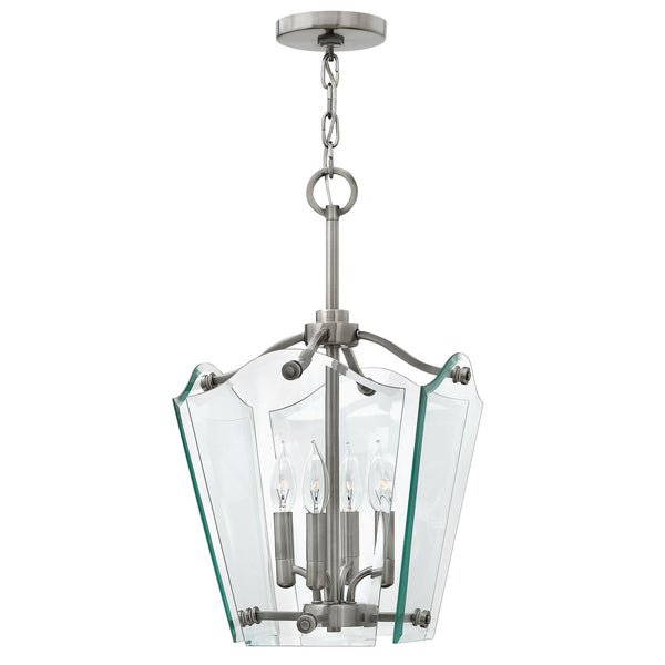 Wingate Bevelled Glass Small Pendant