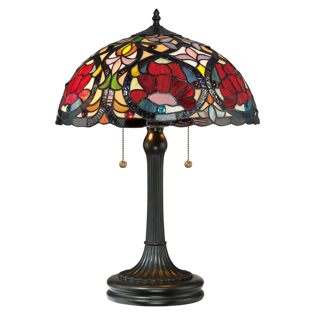 Tiffany Larissa Table Lamp in Vintage Bronze