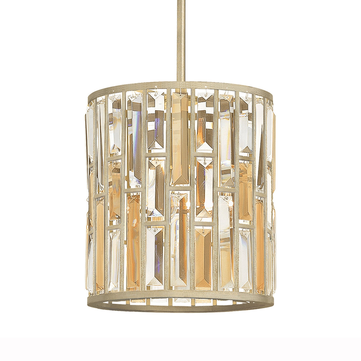 Gemma Mini Pendant in Silver Leaf