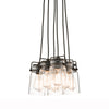 Brinley Six Light Cluster Pendant in Olde Bronze