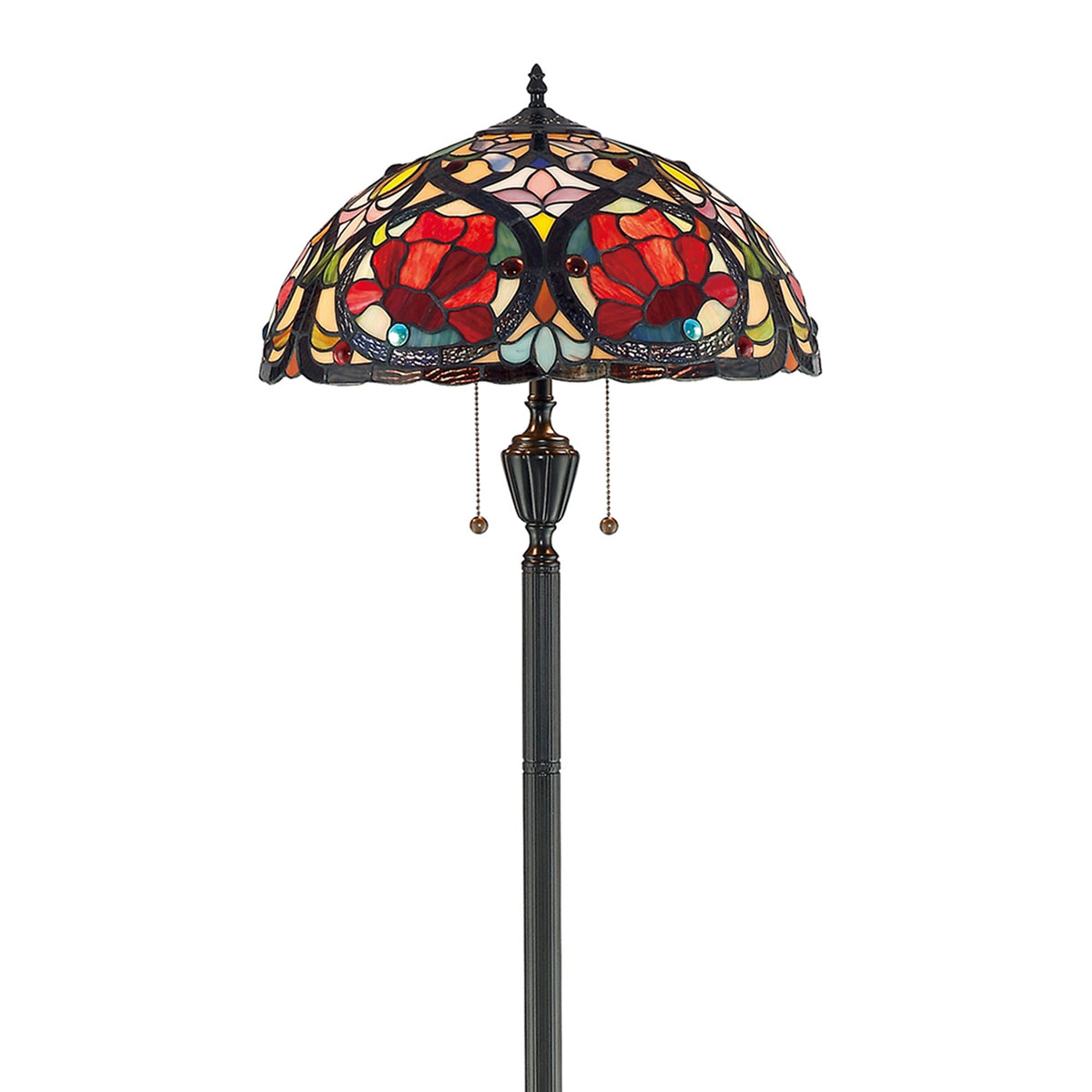 Tiffany Larissa Floor Lamp in Vintage Bronze
