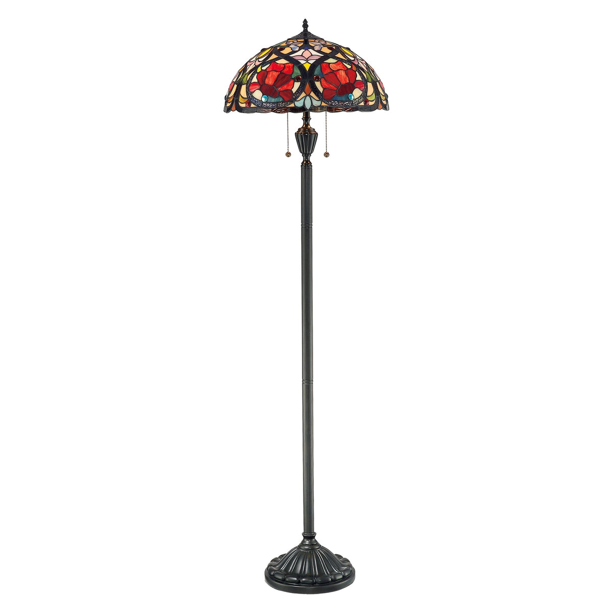 Tiffany Larissa Floor Lamp in Vintage Bronze