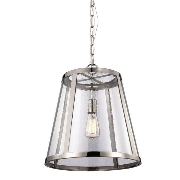 Harrow Medium Pendant Light in Polished Nickel