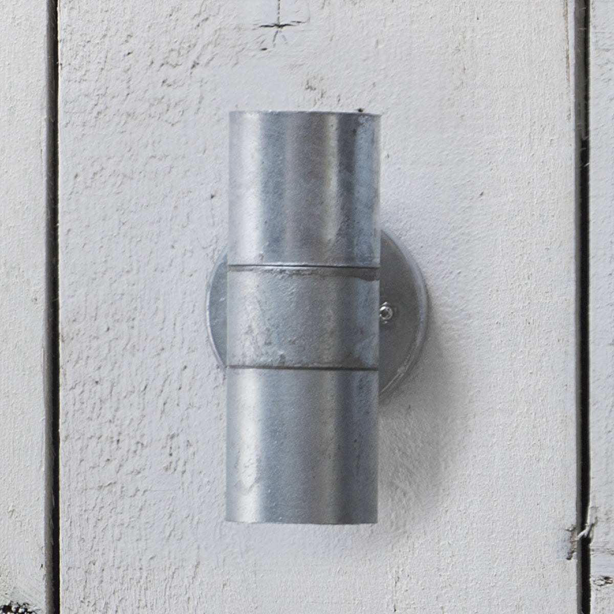 St Ives Up and Down Exterior Galvanised Wall Light