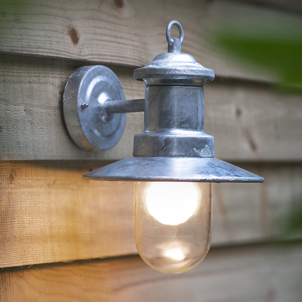 St Ives Ships Wall Light - Galvanised