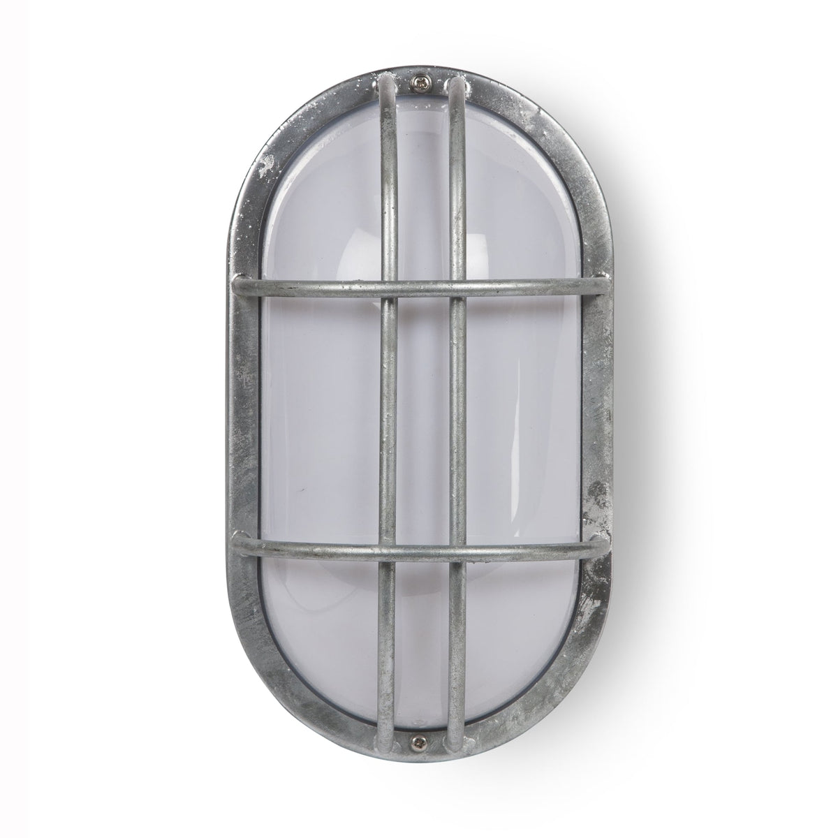 St Ives Bulkhead Exterior Galvanised Wall Light
