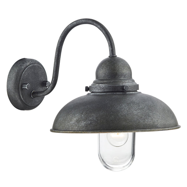 Dynamo Aged Iron Exterior Wall Light