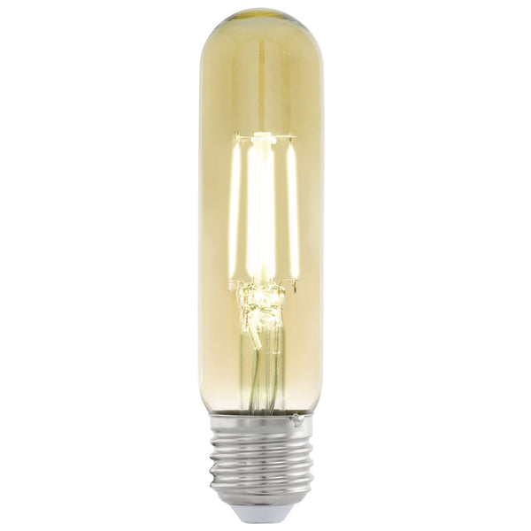 E27 Amber Extra Warm White LED 105mm Tube 3.5W 2200K 220lm