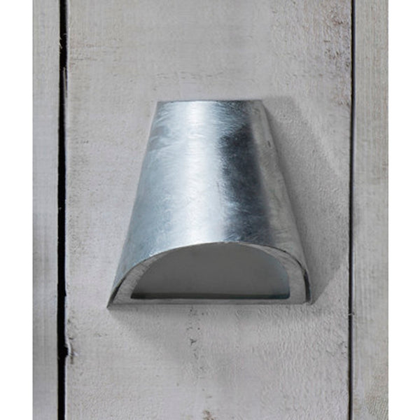 St Ives Funnel GU10 Galvanised IP44 Exterior Wall Light